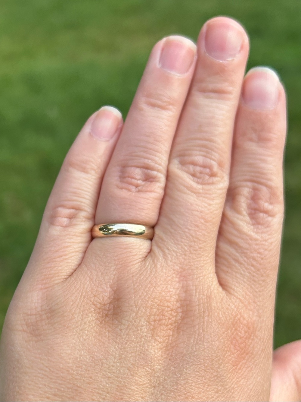 10K Gold Filled Classic Plain Ring Band